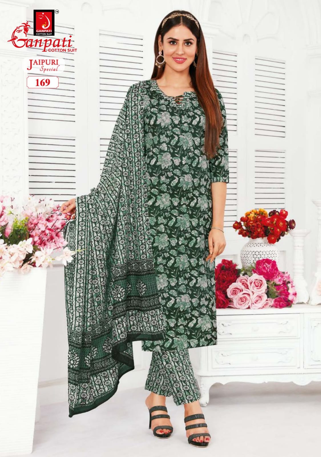 Jaipuri Special Vol 5 By Ganpati Cotton Dress Material
